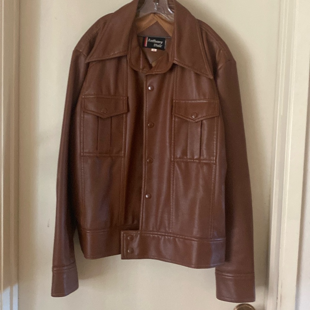 Vintage faux leather jacket